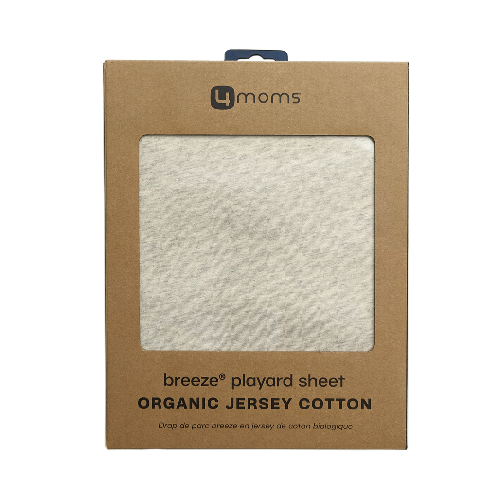 breeze playard organic jersey cotton sheet 4moms