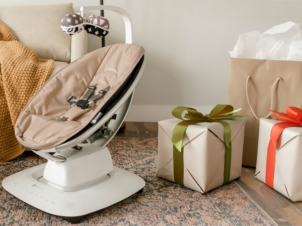 MamaRoo Multi-Motion Baby Swing with presents