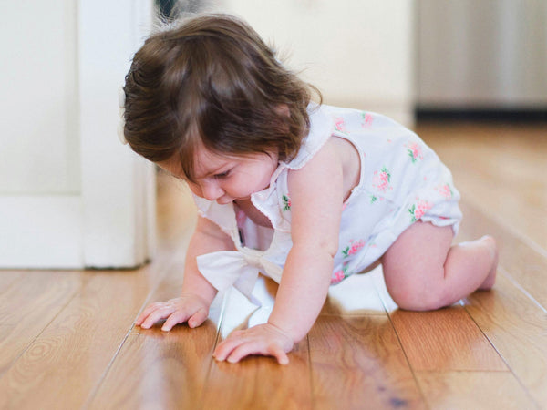 Baby crawling