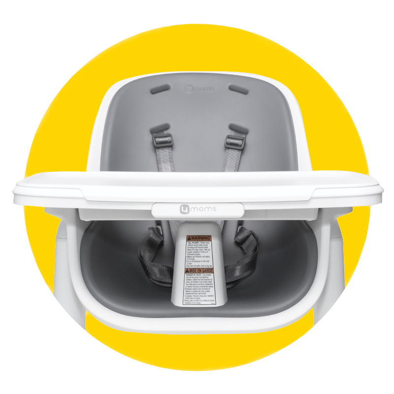 Baby High Chair Adjustable High Chair Easy To Clean 4moms